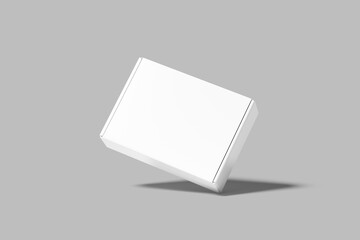 Realistic Partitioned Box Blank Mockup