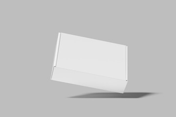 Realistic Partitioned Box Blank Mockup