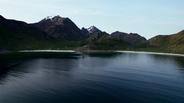 Haukland Beach, Lofoten, Norwegen