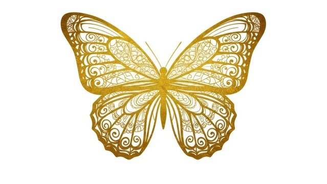 Golden butterfly