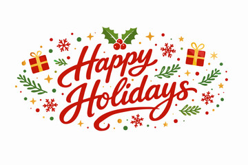 Holiday Greetings Card Design © MDMASUD