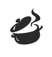 cooking pot vector illustration