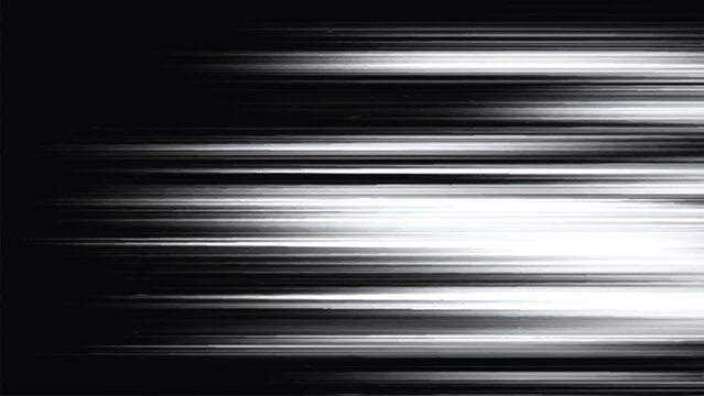Blurred horizontal white and black gradient stripes