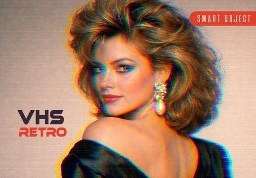 Analog VHS Retro Photo Effect