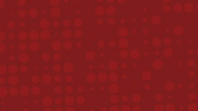 Red Bubbles Pattern Loop Motion Graphics Footage