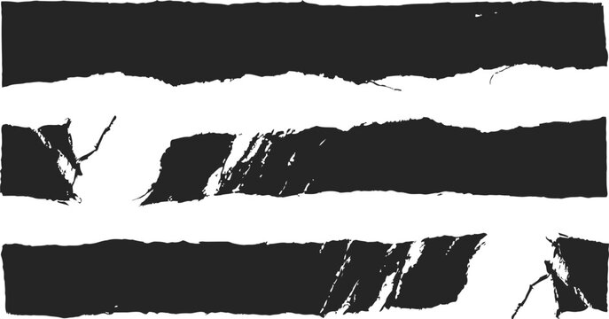 Abstract black and white grunge brush strokes distressed painted texture, rough artistic lines and stripes background