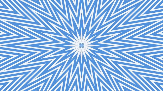 Abstract Bold Blue Starburst Geometric Pattern Pop Art Background