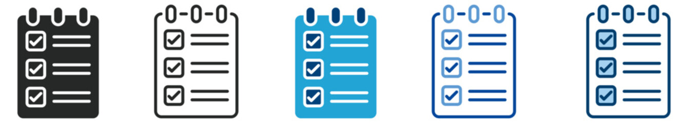 Skills icon set multi style icon set collection vector illustration