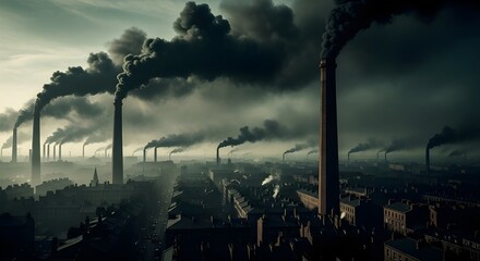 Air Pollution of Factory smoke
