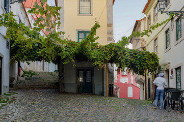 narrow street in the old town