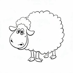Obraz premium sheep sketch 