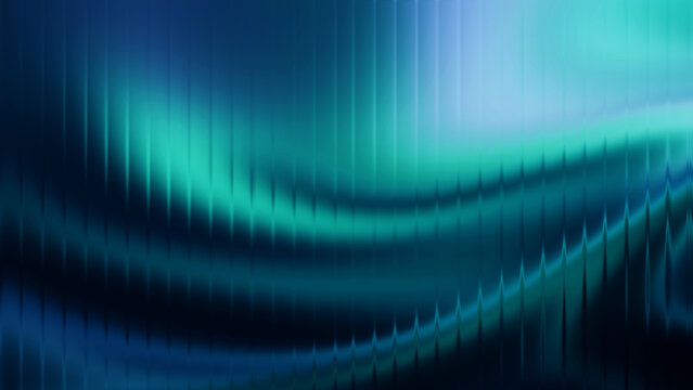 Abstract fluid lines in shades of teal turquoise and deep blue