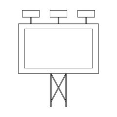 Modern Billboard Icon Set: Advertising, Promotion, Outdoor Marketing, Digital Display, Signboard, Poster, Urban Advertisement, Roadside Billboard, Large Display, Commercial Billboard.