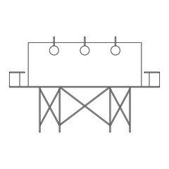 Modern Billboard Icon Set: Advertising, Promotion, Outdoor Marketing, Digital Display, Signboard, Poster, Urban Advertisement, Roadside Billboard, Large Display, Commercial Billboard.