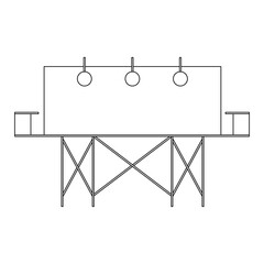 Modern Billboard Icon Set: Advertising, Promotion, Outdoor Marketing, Digital Display, Signboard, Poster, Urban Advertisement, Roadside Billboard, Large Display, Commercial Billboard.