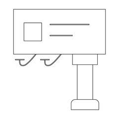 Modern Billboard Icon Set: Advertising, Promotion, Outdoor Marketing, Digital Display, Signboard, Poster, Urban Advertisement, Roadside Billboard, Large Display, Commercial Billboard.