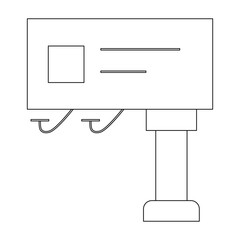 Modern Billboard Icon Set: Advertising, Promotion, Outdoor Marketing, Digital Display, Signboard, Poster, Urban Advertisement, Roadside Billboard, Large Display, Commercial Billboard.