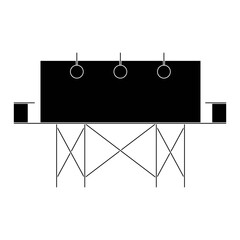 Modern Billboard Icon Set: Advertising, Promotion, Outdoor Marketing, Digital Display, Signboard, Poster, Urban Advertisement, Roadside Billboard, Large Display, Commercial Billboard.