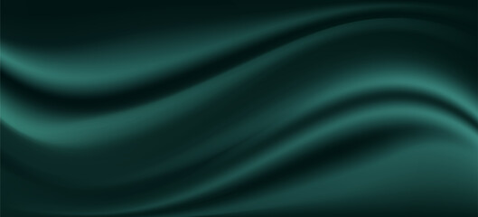 Obraz premium Blank copy space. Dark bluish green and opal dark green tones. Abstract luxury gradient background empty space for display ad product website template poster theme card.