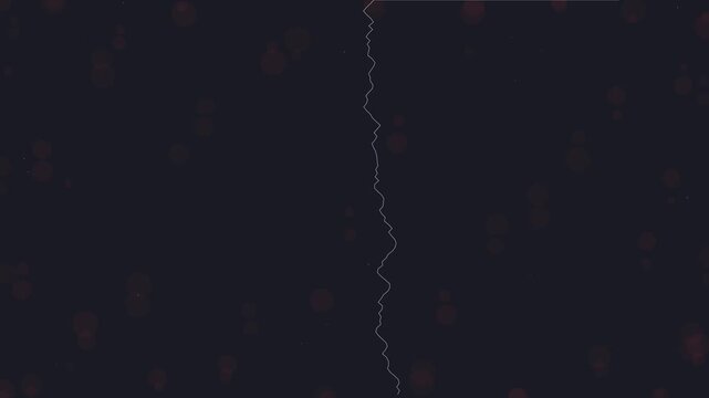 Abstract Dark Pixelated Background Loop with Flickering Digital Noise.