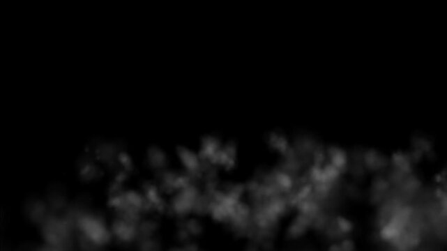 fog passing through the lower third on black background. Loop animation with 60 fps. Change the blending mode in AE to add or screen and you will have overlay. Video which contains smoke, clouds.