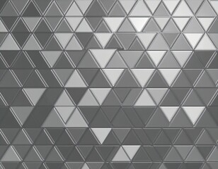 Fototapeta premium metal triangle geometric background grey silver triangular mosaic texture