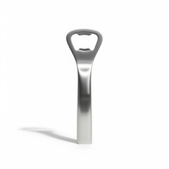 Obraz premium Stainless Steel Bottle Opener with Smooth Finish and Elegant Design