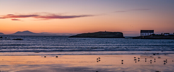 Rhoscolyn Beach and coast land at sunrise isle of Anglesey © Gail Johnson
