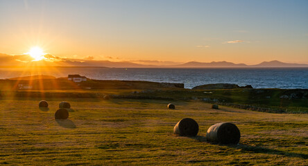 Rhoscolyn Beach and coast land at sunrise isle of Anglesey © Gail Johnson
