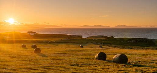 Rhoscolyn Beach and coast land at sunrise isle of Anglesey © Gail Johnson