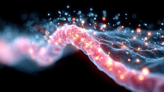 Dopamine balance and mental stability concept.