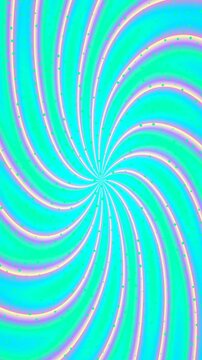 Vibrant Psychedelic Spiral Swirl Animation Psychedelic Background Loop