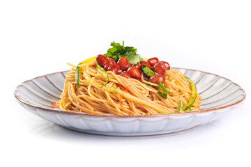 Szechuan Cold Spicy Noodles with Fresh Vegetables