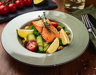 a gourmet meal mediterranean keto diet