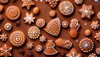 gingerbread backed brown texture background