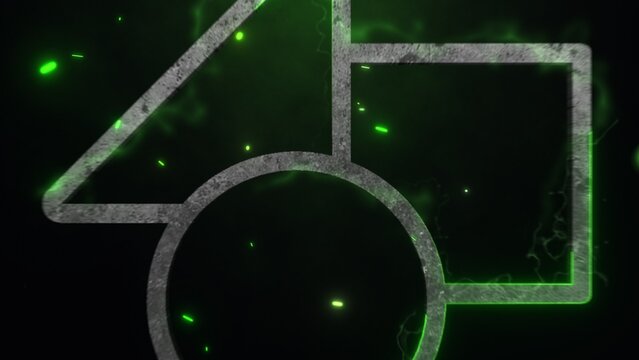 Magic Energy Spiritual Particles Icon Logo Reveal