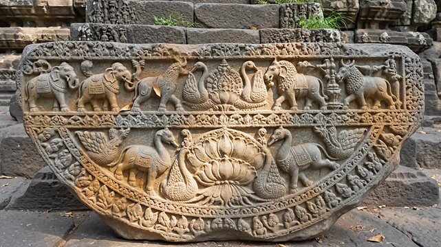 Ancient Stone Carvings - A Detailed Look at Historical Art and Architecture.