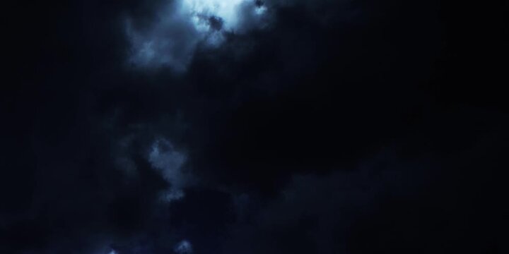 Dramatic 4K timelapse captures dark clouds overtaking the sky, highlighting intense weather changes, ominous atmosphere, and powerful storm dynamics
