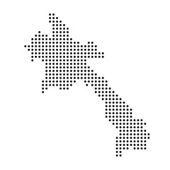Laos Dot Map
