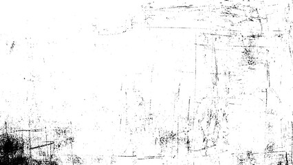Distress overlay texture. Black and white grunge. Vector design.
