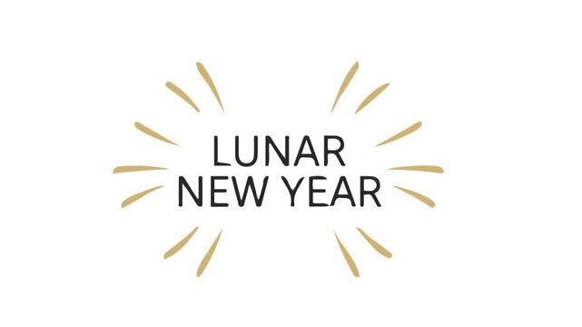 Lunar New Year Celebration Animation Scene