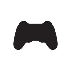 Black Console controller silhouette vector illustration © Awais