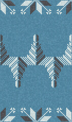 Scandinavian style seamless mosaic tiles pattern