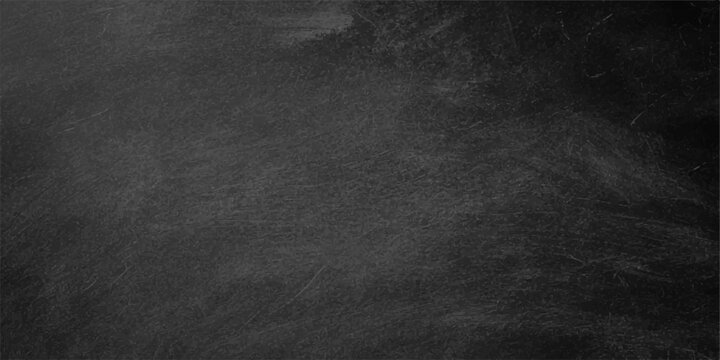 black chalk board. Dark grey slate texture background with scratched metallic surface and industrial grunge effect for modern web design
