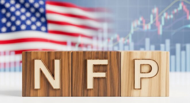Engraved NFP Blocks with Flag and Chart