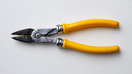 Obraz premium Pliers Open White Background