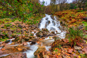 Beautiful autumn landscape of England. United Kingdom