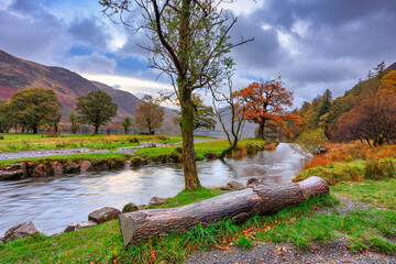 Beautiful autumn landscape of England. United Kingdom