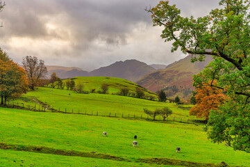 Beautiful autumn landscape of England. United Kingdom
