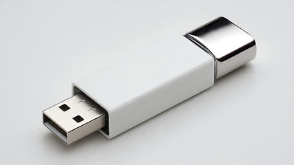 Usb Flash Drive White Background